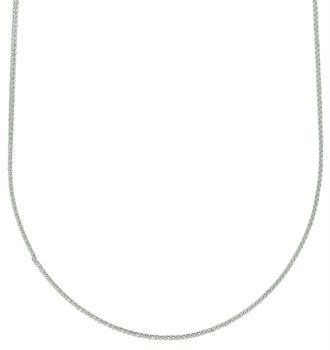 Złoty łańcuszek 585 Białe Złoto Lisi ogon 1 mm GR-Z04 ZAA0919 Uniwersalny łańcuszek, wykonany z białego złota próby 585. Łańcuszki to uniwersalne dodatki, które sprawdzają się na każdą okazję 1.jpg